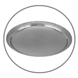 Communion Tray Stainless Steel 35cm